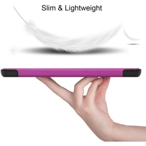 Husa smart cover tableta, pentru Lenovo Tab M8 TB-8705 (3rd Gen) 8 inch, mov