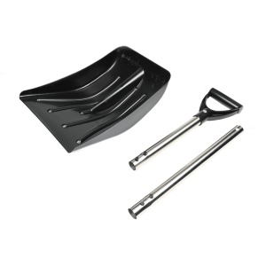 Lopata de zapata pentru masina, demontabila in 3 elemente, 94 cm, Neagra