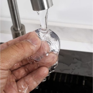 Set 6 bucati, protectii antisoc pentru usa si mobila, Diametru 40 mm, Transparente