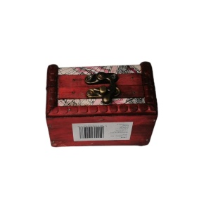 Cutie din lemn pentru cadouri, tip Cufar, 90x60x62mm, model Atlas
