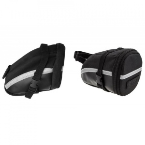 Borseta bicicleta, 1 compartiment, impermeabila, montare sub sa, neagra