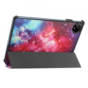 Husa Smart Cover tableta, pentru Huawei MatePad Pro 11 2022, model galaxie, roz - Img 3