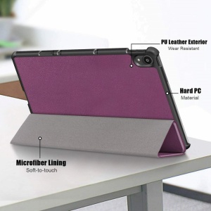 Husa smart cover tableta, pentru Lenovo Tab P11 Plus 11 inch J616/J607 mov - Img 5