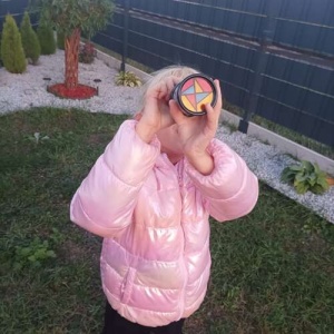 Kaleidoscop, Joc pentru Stimularea percepției vizuale a copiilor, Albastru