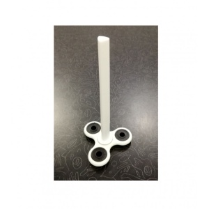 Pix Fidget Spinner Pen, triunghiular, pasta neagra, 16 cm, Alb