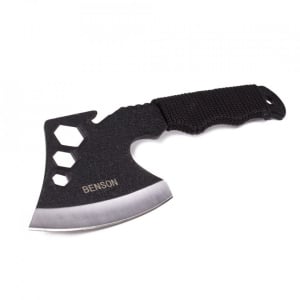 Secure tip Chopper pentru camping si vanatoare, cu teaca groasa, 245 mm