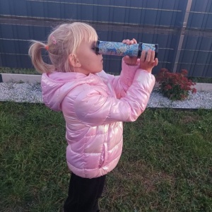 Kaleidoscop, Joc pentru Stimularea percepției vizuale a copiilor, Albastru