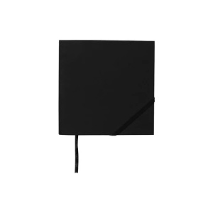 Agenda Square Delta, coperti cartonate, 18x18cm, 80 file, 80 grame/mp, Neagra