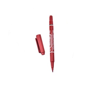 Set 10 bucati, Marker si Liner 2 in 1, sigilate individual, Rosu - Img 3