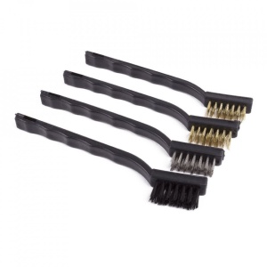 Set 4 bucati, perii de curatat pentru lucrari de bricolaj, 170 mm, negre