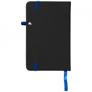 Agenda Dictando Noir A6, 96 file, coperti cartonate, cu semn si elastic, Albastra