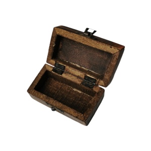 Cutie din lemn pentru cadouri, tip Cufar, 101x55x50mm, model Triunghi