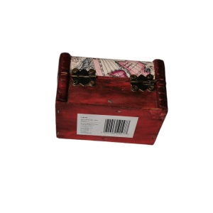 Cutie din lemn pentru cadouri, tip Cufar, 90x60x62mm, model Atlas
