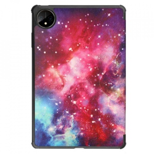 Husa Smart Cover tableta, pentru Huawei MatePad Pro 11 2022, model galaxie, roz - Img 5