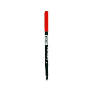 Set 12 bucati, Marker permanent, subtire, varf rotund, rezistent UV, Rosu