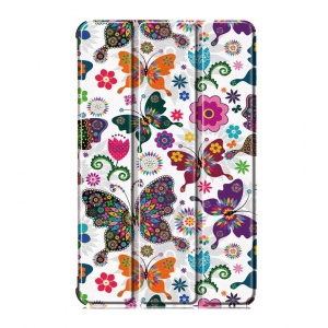 Husa Smart Cover tableta, pentru Lenovo Legion Y700 TB-9707 8.8 inch, model fluture, alba