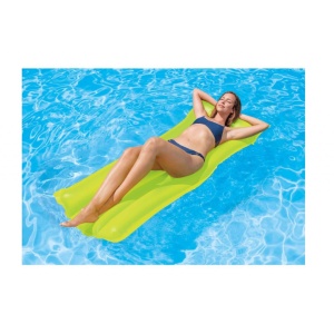 Saltea gonflabila Intex WetSet, 183cm x 76cm, Galben Neon