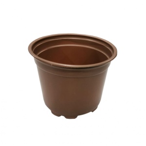 Set 100 bucati, ghivece pentru rasaduri, rotunde, 9x7 cm, Spring, maro