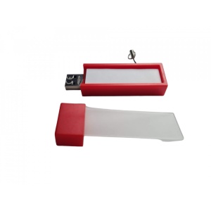 Stick USB Flash drive, Reflects NOTES, dotat cu, compartiment de notite, 4GB, Rosu - Img 8