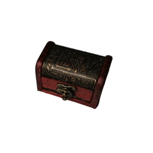 Cutie din lemn pentru cadouri, tip Cufar, 90x60x62mm, model Egipt