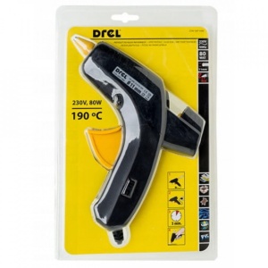 Pistol de lipit cu silicon, 80 WAT,  diametru 11 mm, varf 2.5 mm