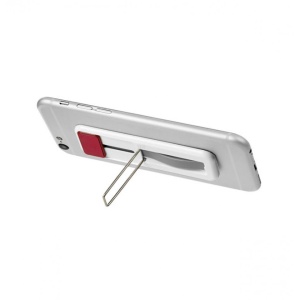 Suport tip Hand Strap pentru telefon, autoadeziv, cu buton Visiniu