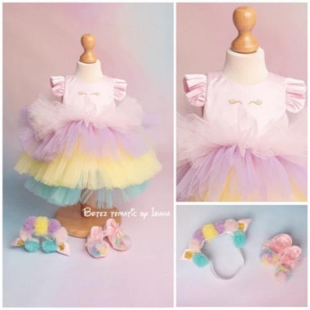 Rochita Botez Unicorn maneca scurta