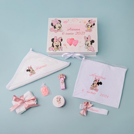Trusou botez - Baby Minnie roz v1