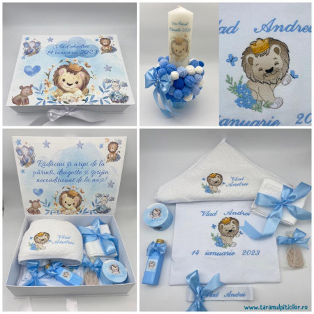 Trusou botez - Regele leu albastru