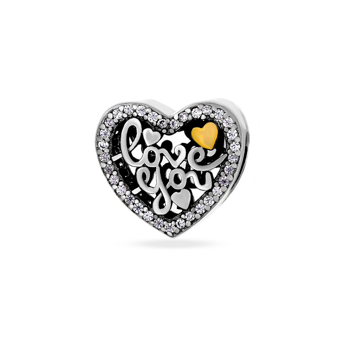 Charm din argint 925 love you 3.14g