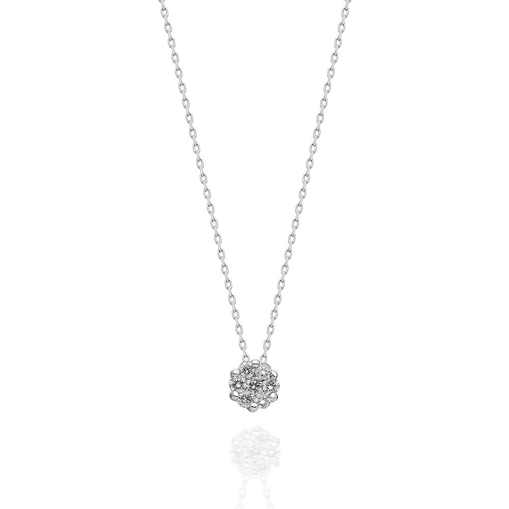 Colier Business din AUR 14K cu Diamante + Certificat IGI