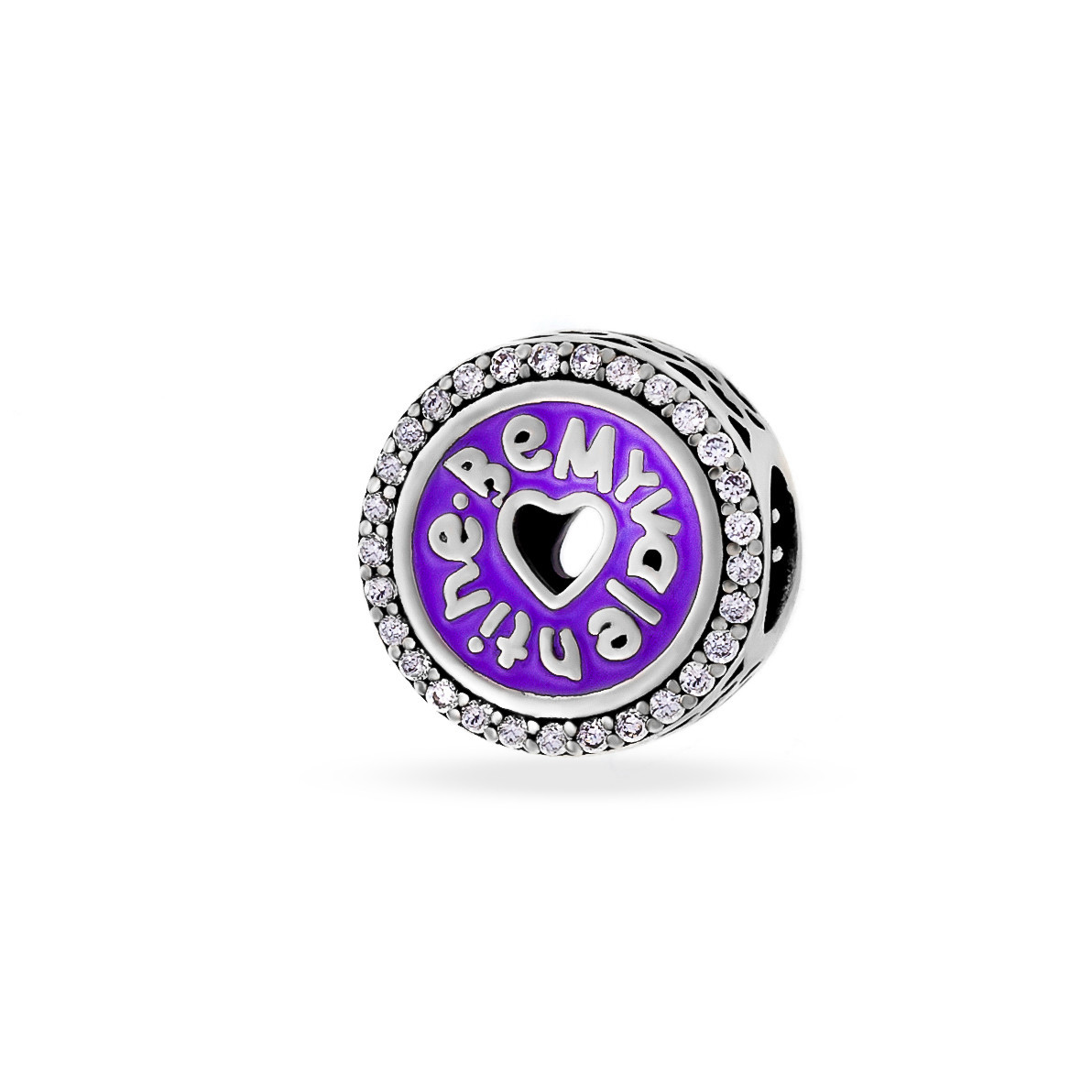 Charm din argint 925 be my valentine 2.53g