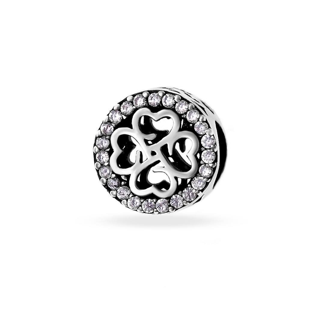 Charm din argint 925 lucky crystal 2.35gr