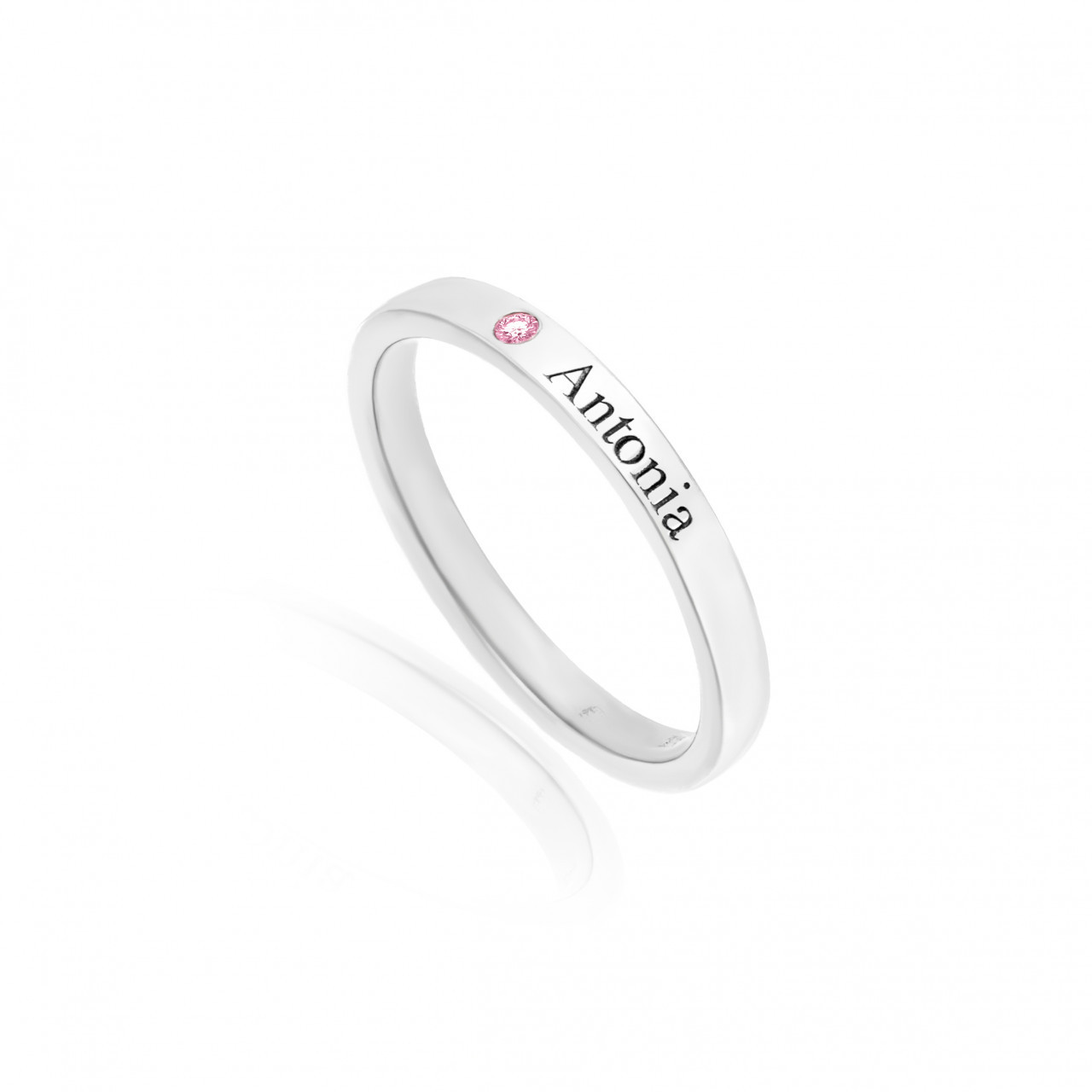 Inel Multi Mix din Argint 925 personalizat cu Nume si Cristal