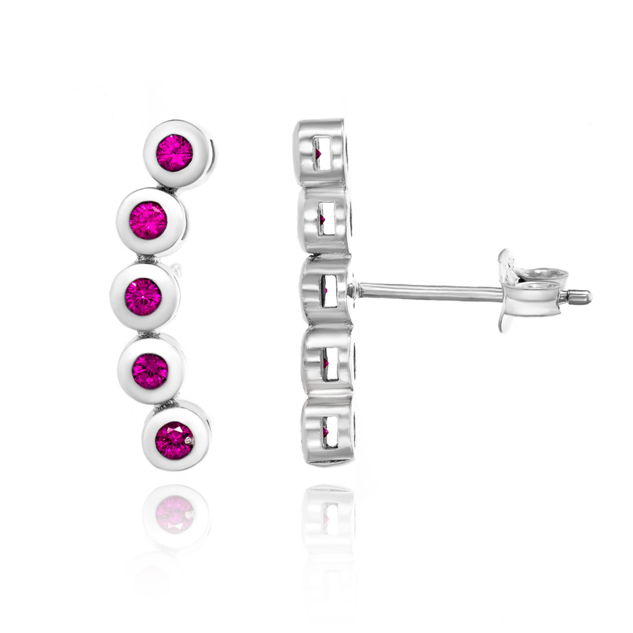 Cercei glitter din argint 925 2.02g