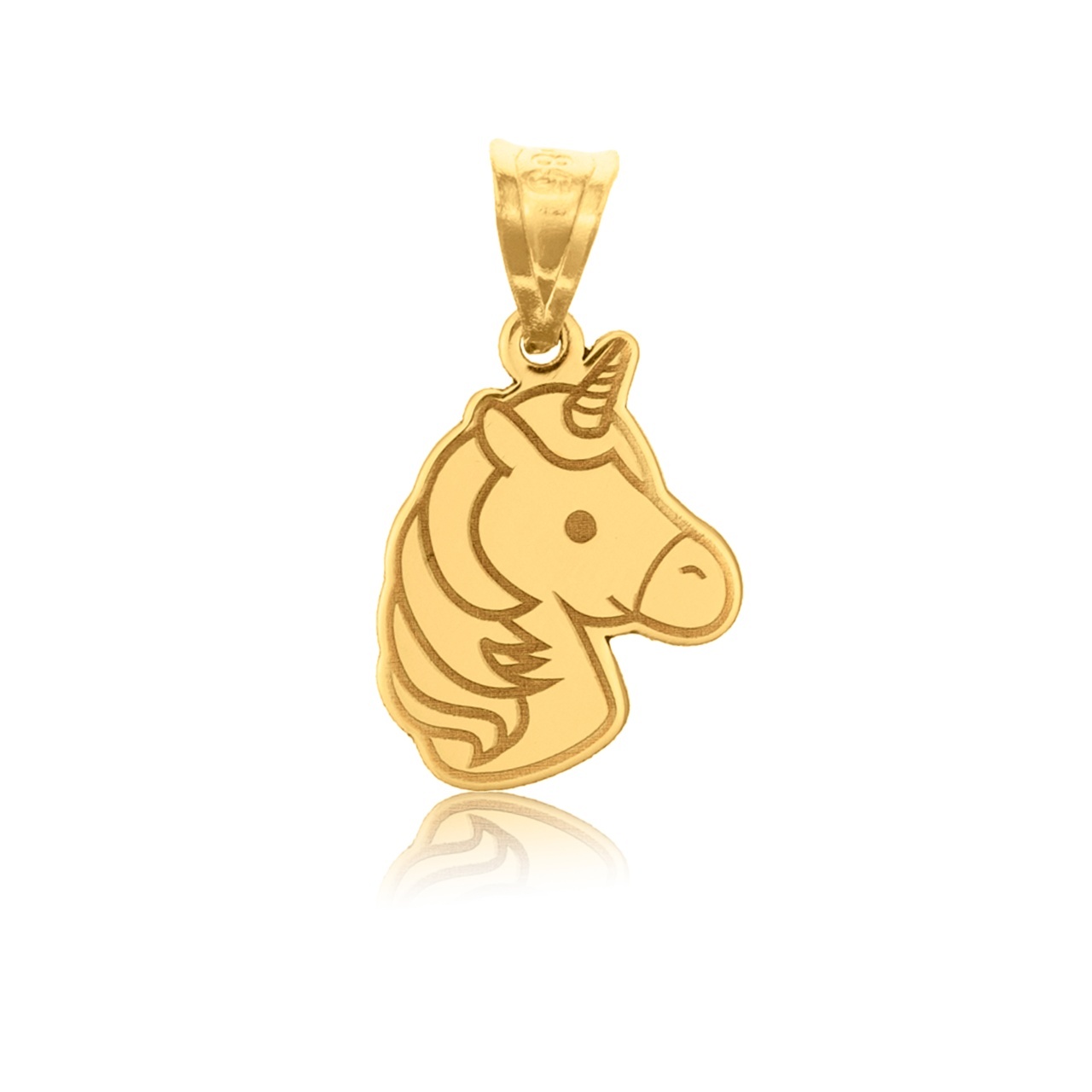 Pandantiv Unicorn din aur 14k