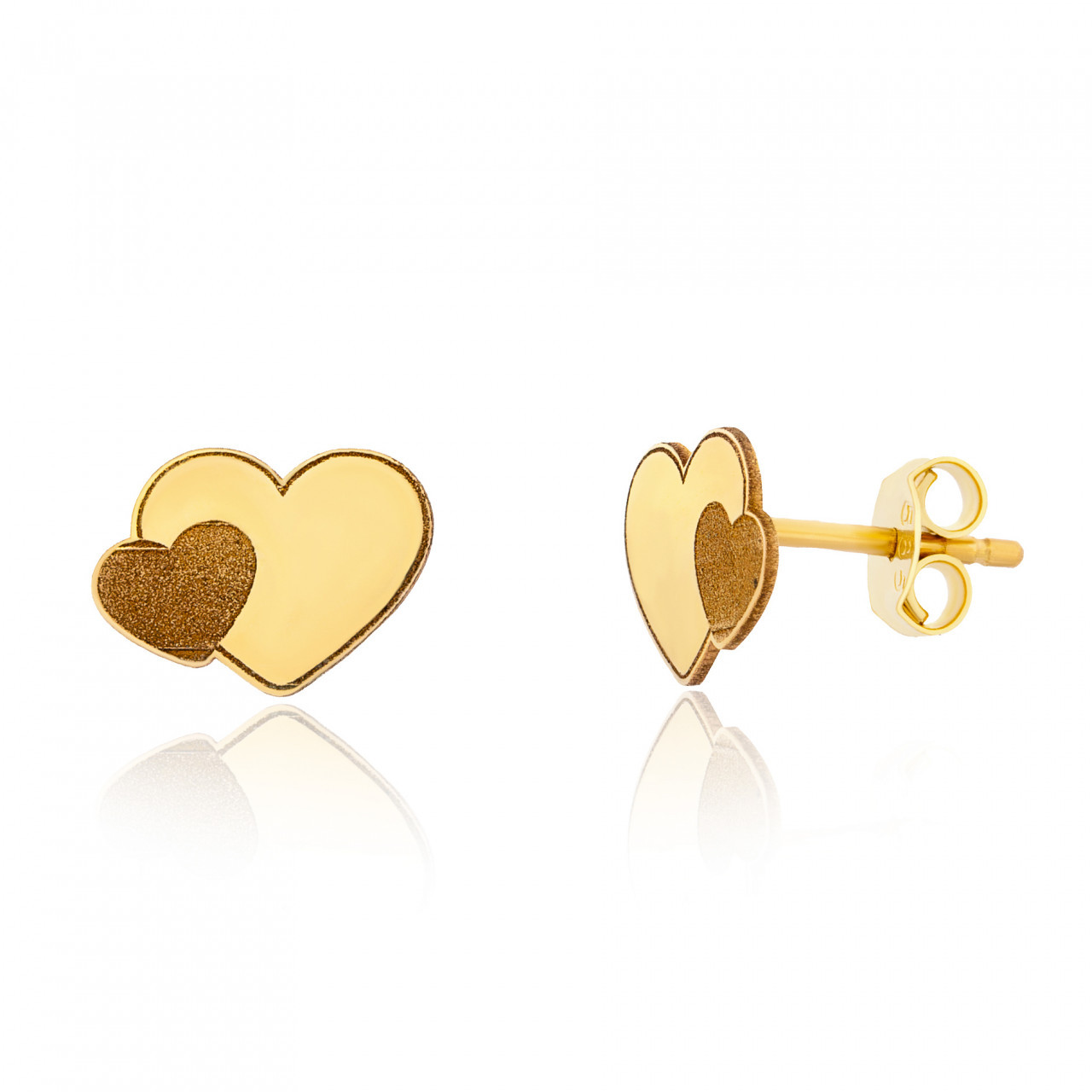 Cercei din aur 14k - cupidon