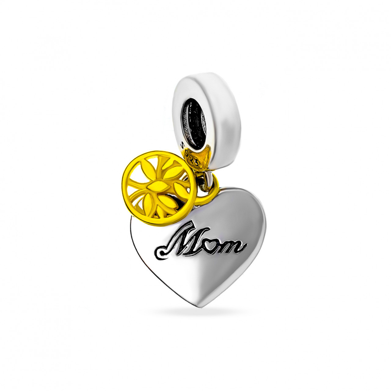 Charm din argint 925 family mom 3g