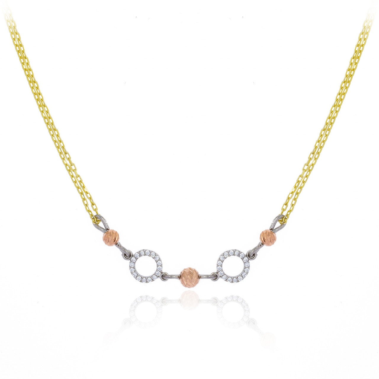 Colier Dublu din Argint 925 5.1g