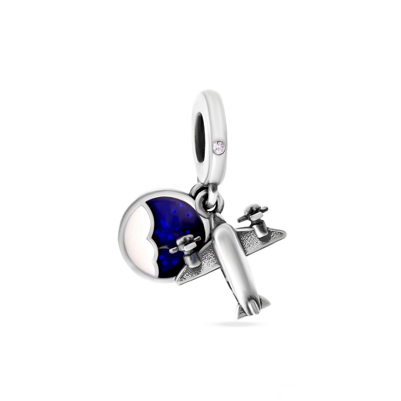 Charm din argint 925 travel worlwide 2.63g