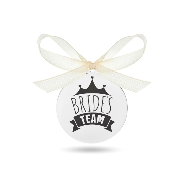Banut Nunta din Argint 2.5cm Bride's Team Royal