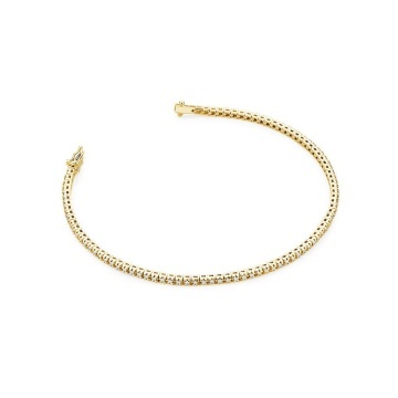 Bratara Aur 14K cu Diamante Naturale 0.51 ct - Img 3