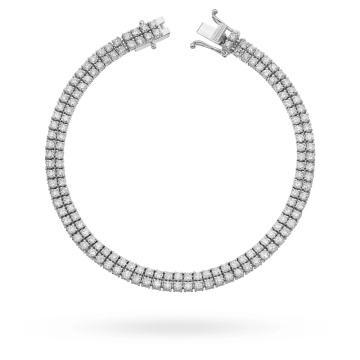 Bratara Aur 14K cu Diamante Naturale 2.96 ct - Img 3