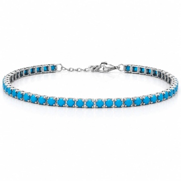 Bratara Azure tip Tennis din argint 925