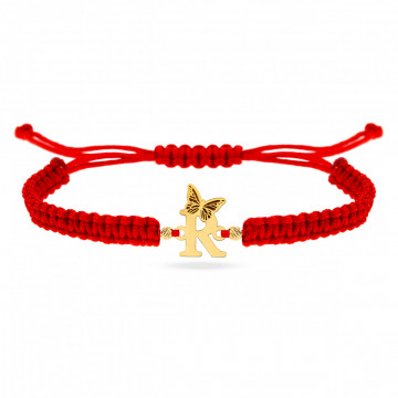Brățară Inițială Butterfly din aur 14K - Img 4