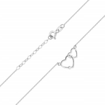 Colier Aur 14K cu Diamant Natural 0.01 ct - Img 5
