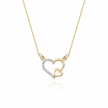 Colier Aur 14K cu Diamante Naturale 0.04 ct