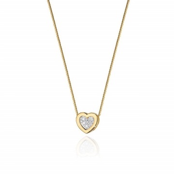 Colier Aur 14K cu Diamante Naturale 0.07 ct