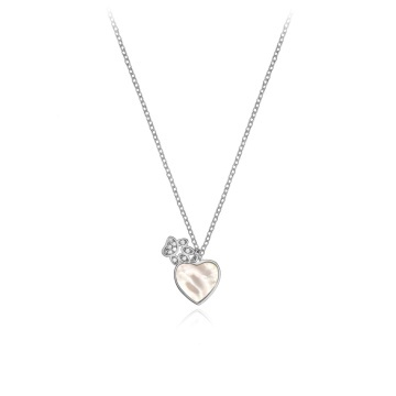 Colier din argint 925 cu cristale Little Paw - Silver