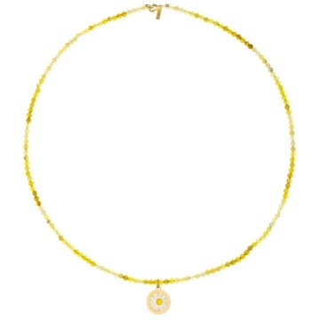 Colier Margareta din AUR 14K și Opal - Img 2